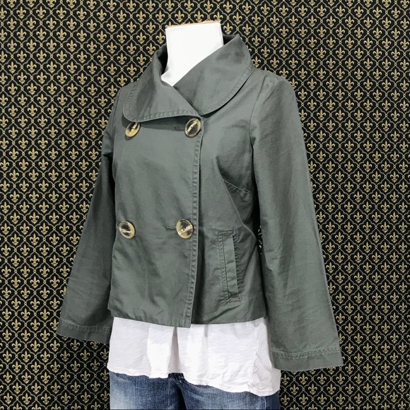 Anthro Cotton Collared Jacket by Sitwell - Picture 7 of 10